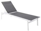 Santorini Outdoor Patio Chaise Lounge Chair – Adjustable Comfort for Relaxation and Sunbathing