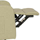 3-in-1 Swivel Glider Power Recliner Chair, Beige *