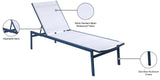 Santorini Outdoor Patio Chaise Lounge Chair – Adjustable Comfort for Relaxation and Sunbathing
