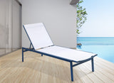 Santorini Outdoor Patio Chaise Lounge Chair – Adjustable Comfort for Relaxation and Sunbathing