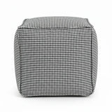 Furley Navy Square Pouf