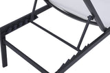 Santorini Outdoor Patio Chaise Lounge Chair – Adjustable Comfort for Relaxation and Sunbathing