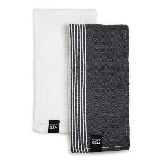 BergHOFF GEM 2pc Cotton Tea Towel Set, Multicolor