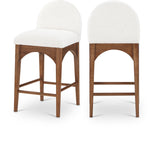 Waldorf Stool - Elegant Art Deco Design with Plush Comfort and Solid Ash Wood for Stylish Spaces
