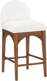 Waldorf Stool - Elegant Art Deco Design with Plush Comfort and Solid Ash Wood for Stylish Spaces