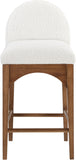 Waldorf Stool - Elegant Art Deco Design with Plush Comfort and Solid Ash Wood for Stylish Spaces