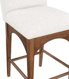 Waldorf Stool - Elegant Art Deco Design with Plush Comfort and Solid Ash Wood for Stylish Spaces