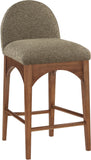 Waldorf Stool - Elegant Art Deco Design with Plush Comfort and Solid Ash Wood for Stylish Spaces
