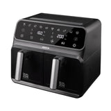 Q-Max 10L Double Basket Digital Air Fryer 2400W