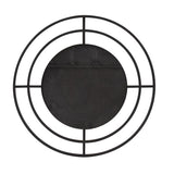 Bullseye Round Iron Mirror