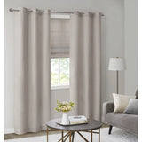 Basketweave Room Darkening Cordless Roman Shade, Taupe