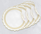 Round Placemats Set of 4 - Gold