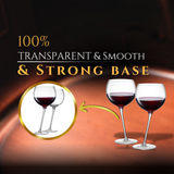 Tipsy Wine Glasses Set of 2 - 15.5OZ Unique Tilted Stemless Wine Glasses