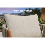PURPLE LEAF Hailar Olefin Patio Chaise Lounge Chair , Upholstered Pool Lounge Chairs for Outdoor with Teak Armres for Deck, Pool, Lawn, Garden, Courtyard, Porch