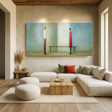 Confrontation Abstract Wall Art