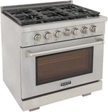 Kucht 36" Freestanding Professional Gas Range KFX3600X-S