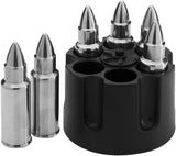 Whiskey Stones Bullets Stainless Steel - 1.75in Bullet Chillers Set of 6