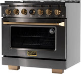 Kucht 36" Freestanding Dual Fuel Range Liquid Propane KXP36/LP