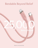 Anker <b>641</b> USB-C to Lightning Cable (Flow, 3 ft Silicone)