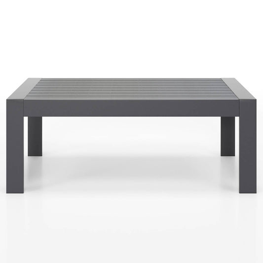 Modern Outdoor Aluminum Coffee Table – 43" Patio Table