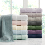 Turkish Cotton 6-Piece Bathroom Towel Set, White