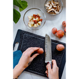 Superior 7 inch Santoku Knife - Gray