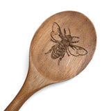 Blue Stallion Beatrice Bee Acacia Wood Spoon
