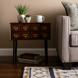 Letter Box Accent Table