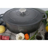 Chasseur French Enameled Cast Iron Oval Dutch Oven 4.2qt