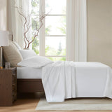 Premium Egyptian Cotton Sateen Sheet Set, White