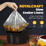Royalcraft 3x1.5 Qt. Slow Cooker with 10 Inner Bags