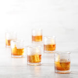 Jupiter Clear Gold Rimmed Double Old Fashioned 10oz
