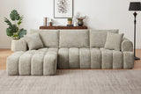 ELARA 108" Chenille Left Chaise Sofa