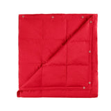Outdoor Camping Wearable Blanket Goose Feather & Down, Red
