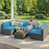 All Weather Outdoor 7-Piece Patio Furniture Set