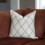 20 x 20 Pillow Lyric Pewter - Down Insert