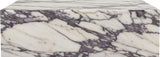 Bolzano - Marble Coffee Table - White / Gray