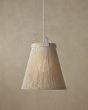 Parnell Large White Pendant