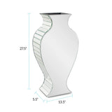 Rounded Mirrored Vase - Tall
