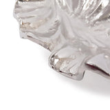 Calathea Leaf Polished Silver Sculpture- Small