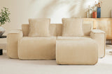 HARRISON 78" Loveseat with 1 Ottoman