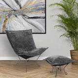 Puff Chair Shar Pei Charcoal/Black