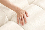 CHARLOTTE 78" 2-Seater Sofa with 2 Ottomans