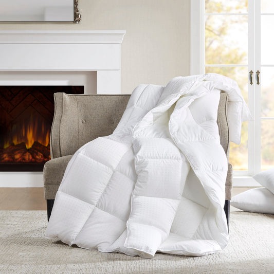 White Dobby Cotton Down Alternative Comforter