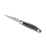 Au Nain Laguiole, Set of 4, Black Horn Steak Knives