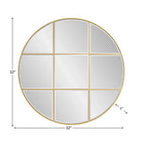 Round Deco Diamond Mirror