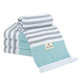 4 Packed Terry Peshtemal and Premium Beach Towel, Mediterranean Cotton Turkish Peshtemals, 35" x 60", Modern & Traditional Turkish Bath Towels
