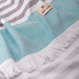 4 Packed Terry Peshtemal and Premium Beach Towel, Mediterranean Cotton Turkish Peshtemals, 35" x 60", Modern & Traditional Turkish Bath Towels