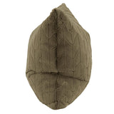 24 x 24 Angora Moss Pillow - Down Insert