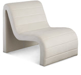 Ivy Velvet Accent Chair - Stylish Curved Design with Channel Tufting for Ultimate Comfort and Relaxation